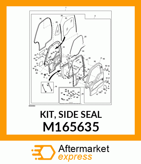 KIT, SIDE SEAL M165635