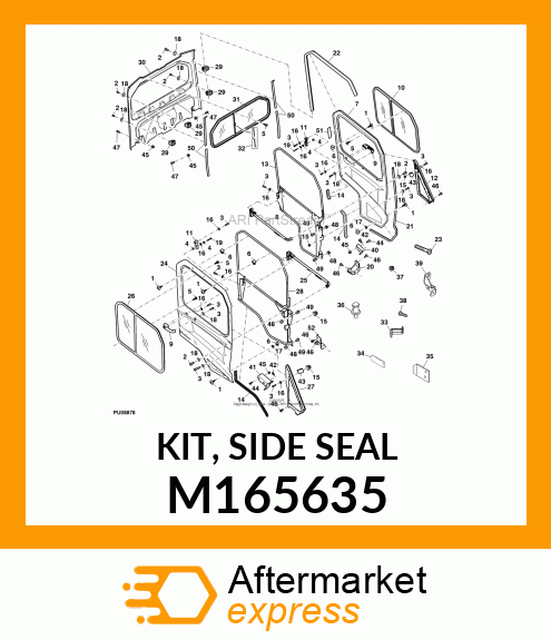 KIT, SIDE SEAL M165635