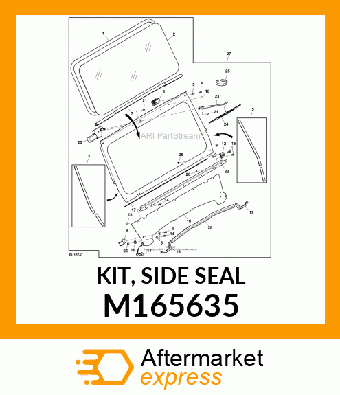 KIT, SIDE SEAL M165635