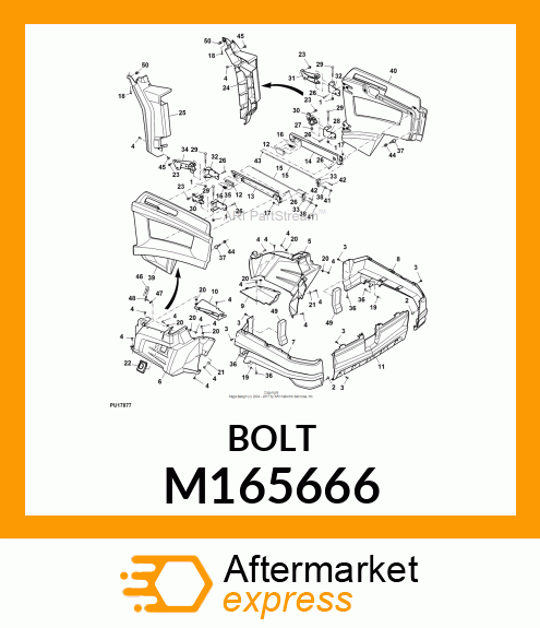 STUD, DOOR STRIKER M165666