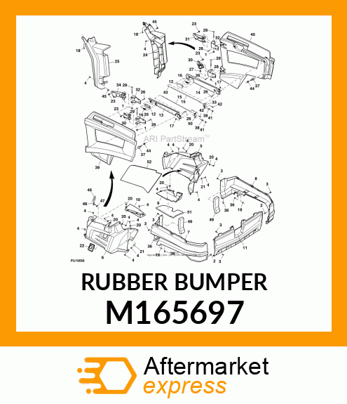 RUBBER BUMPER M165697