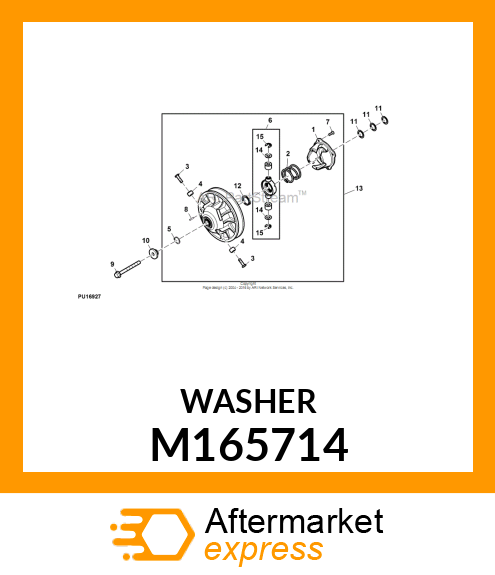 WASHER, THRUST M165714