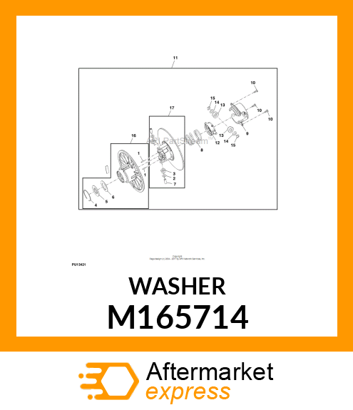 WASHER, THRUST M165714