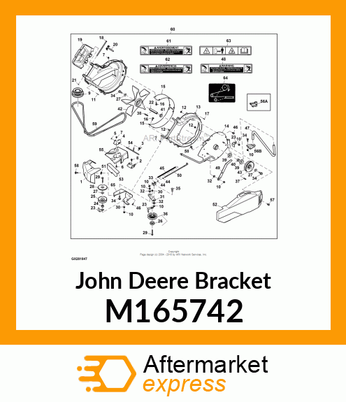 BRACKET, HC SHIELD PIVOT M165742