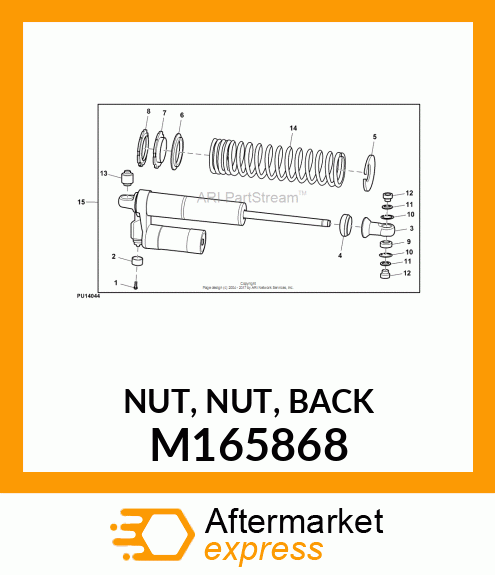 NUT, NUT, BACK M165868