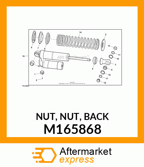 NUT, NUT, BACK M165868