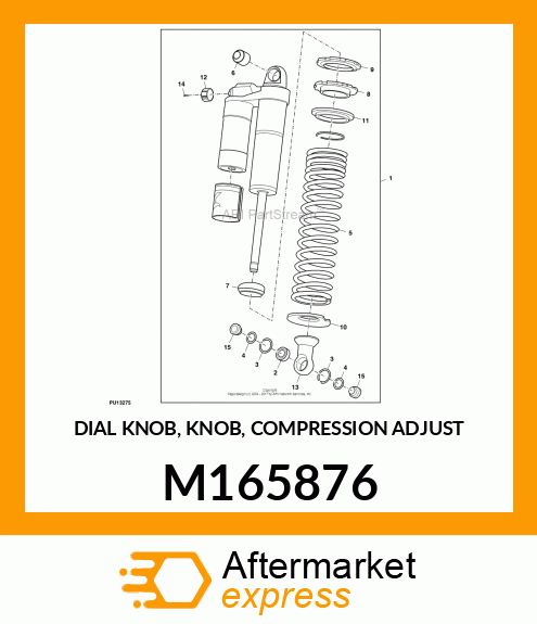 DIAL KNOB, KNOB, COMPRESSION ADJUST M165876