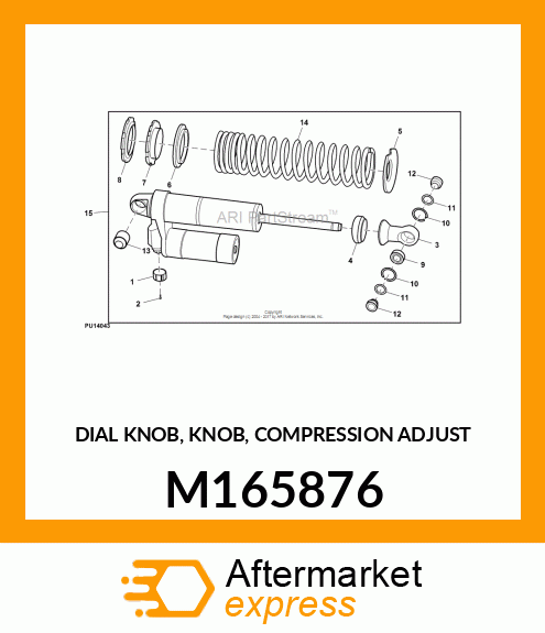 DIAL KNOB, KNOB, COMPRESSION ADJUST M165876