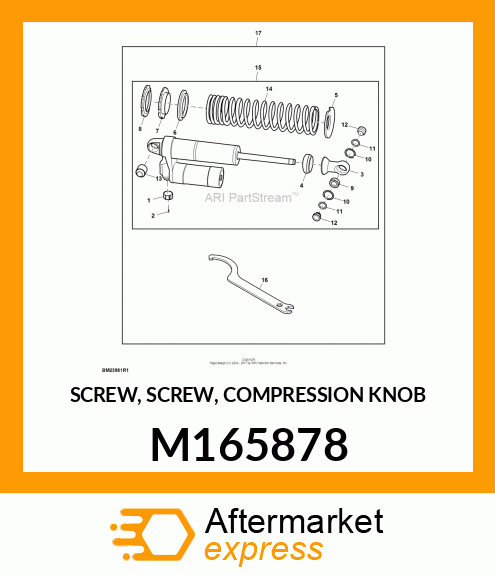 SCREW, SCREW, COMPRESSION KNOB M165878