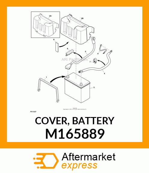 COVER, BATTERY M165889