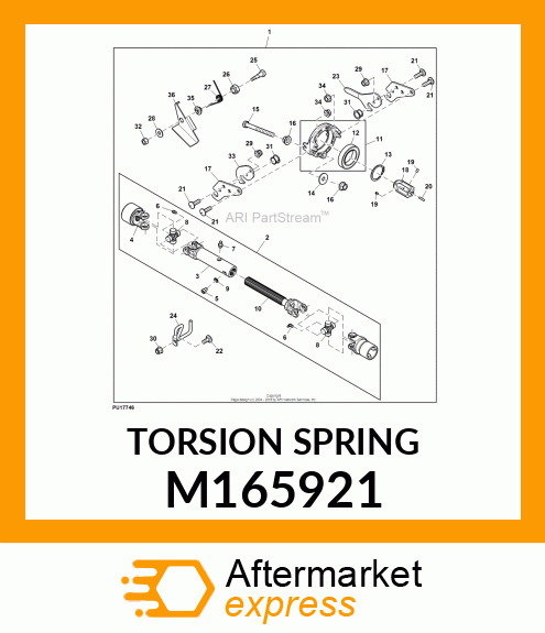 SPRING, TORSION M165921