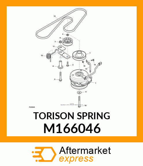 SPRING, TORSION M166046