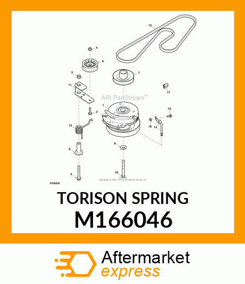 SPRING, TORSION M166046