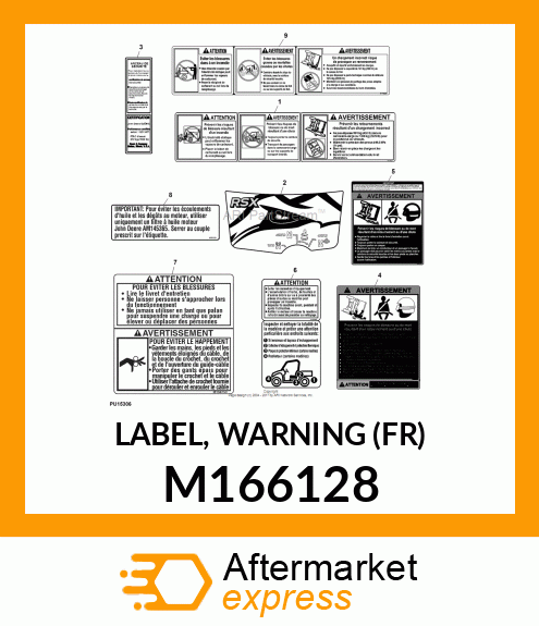 LABEL, WARNING (FR) M166128