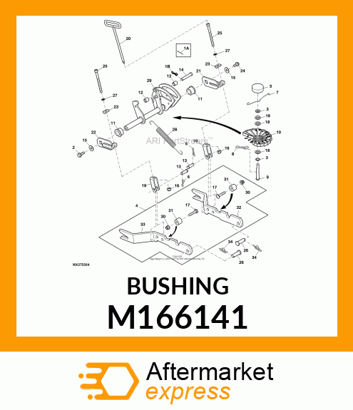 BUSHING, PIVOT M166141