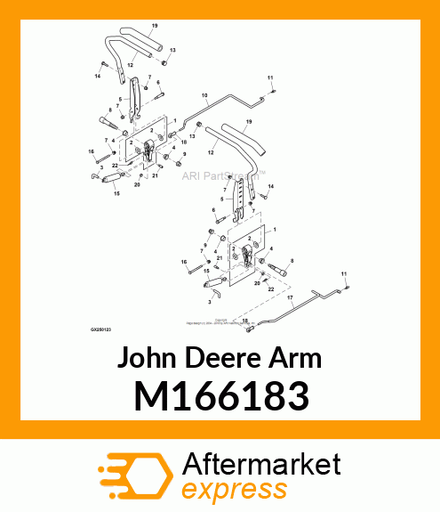 ARM, ARM, STEERING M166183