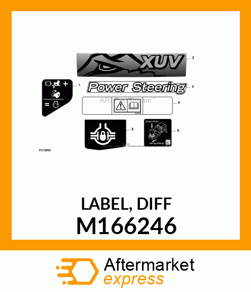 LABEL, DIFF M166246