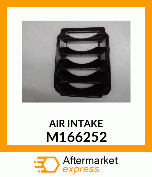 AIR INTAKE, UPPER X7 HOOD M166252