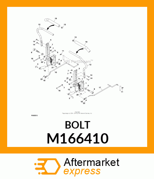 BOLT, SHOULDER M166410