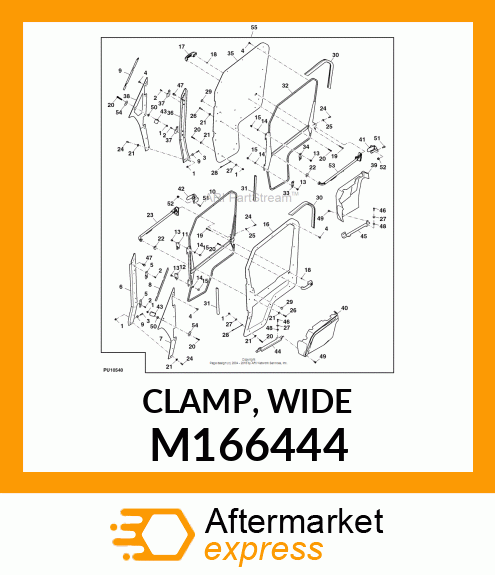 CLAMP, WIDE M166444