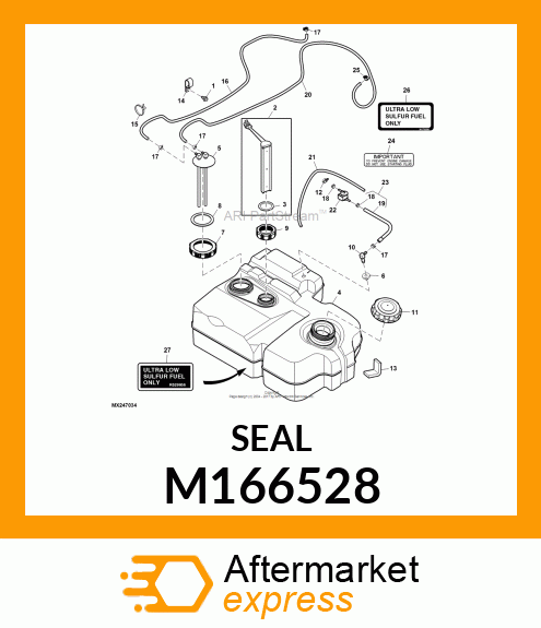 GASKET, FUEL SENDER M166528