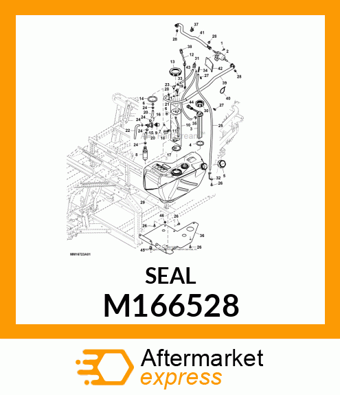 GASKET, FUEL SENDER M166528