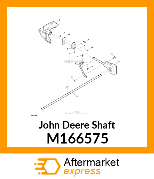 SHAFT, 47 SB AUGER M166575