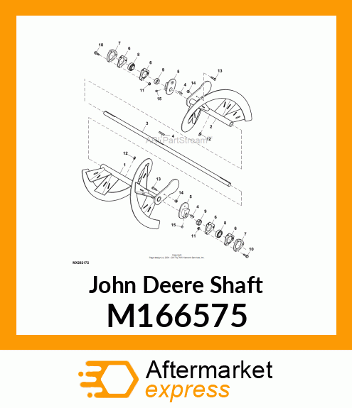 SHAFT, 47 SB AUGER M166575