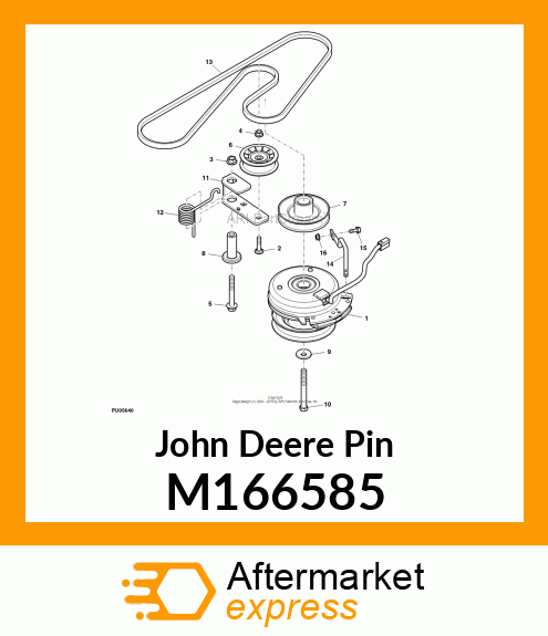 PIN, PTO ANTI M166585