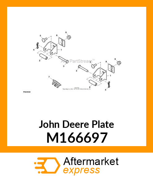 PLATE, BACKER, CARGO BOX LATCH M166697