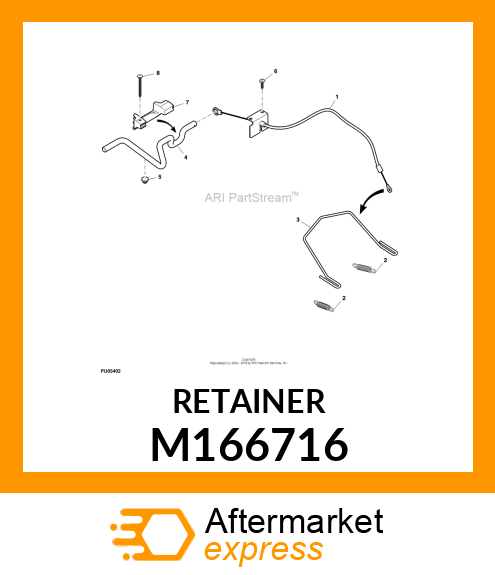 SUPPORT, BRAKE HANDLE M166716