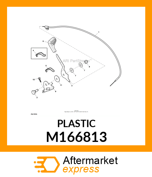 PANEL,THROTTLE COVER M166813