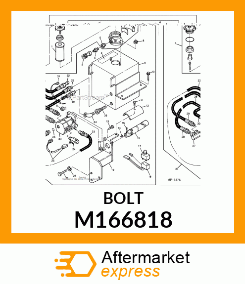 SCREW, TAPTITE 5/16 M166818