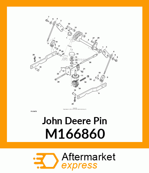 PIN, CLEVIS M166860