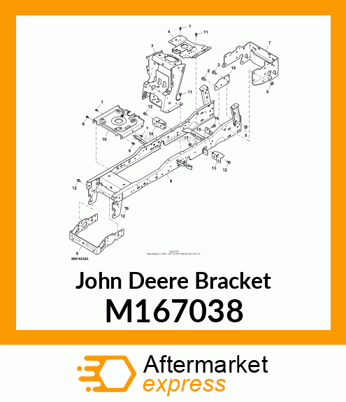 BRACKET, BRACKET, TRANSAXLE MOUNT M167038