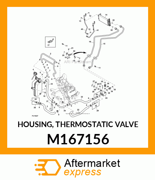 HOUSING, THERMOSTATIC VALVE M167156