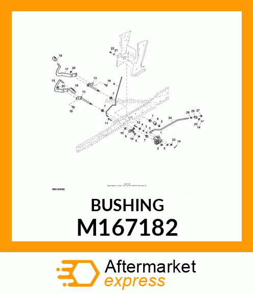 BUSHING, PEDAL M167182