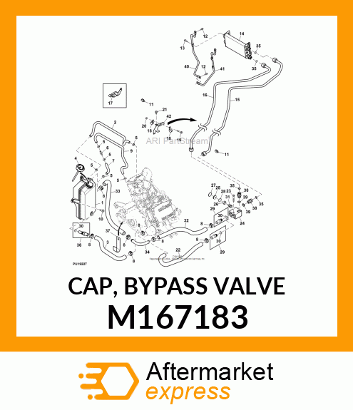 CAP, BYPASS VALVE M167183