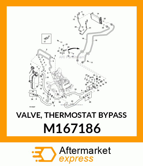 VALVE, THERMOSTAT BYPASS M167186