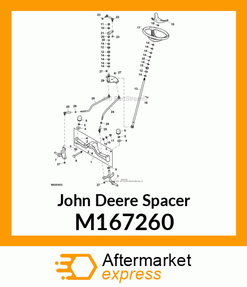 SPACER, SECTOR 4WS M167260