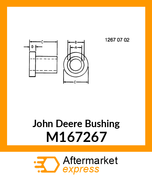 BUSHING, SPINDLE Z200 M167267