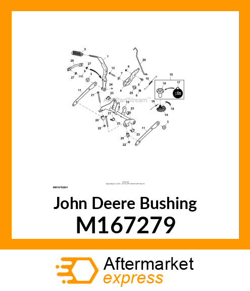 BUSHING, LIFT SYSTEM M167279