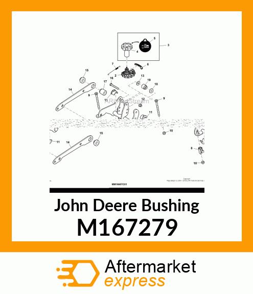 BUSHING, LIFT SYSTEM M167279