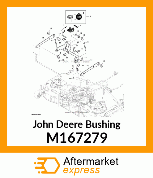 BUSHING, LIFT SYSTEM M167279