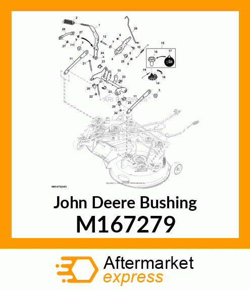 BUSHING, LIFT SYSTEM M167279