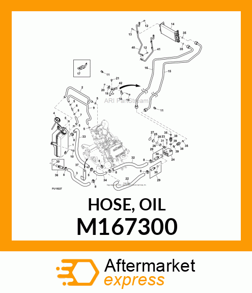 HOSE, OIL M167300