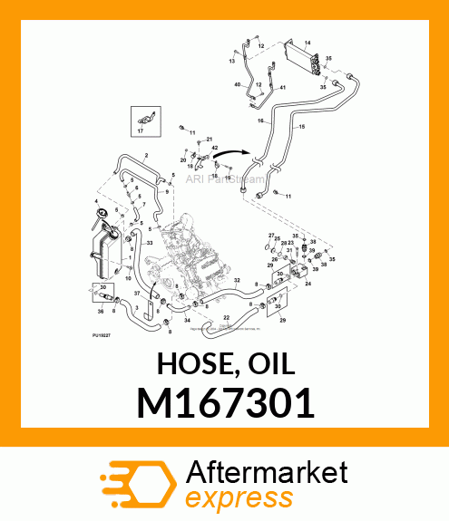 HOSE, OIL M167301