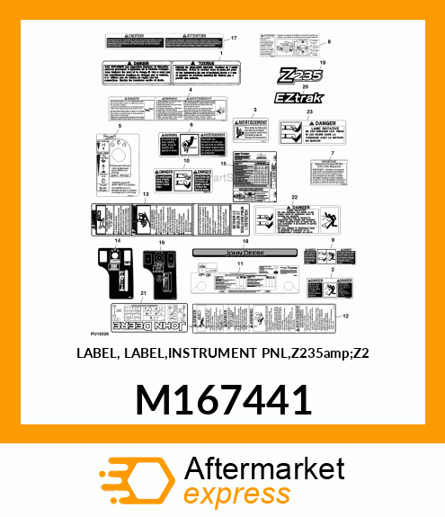 LABEL, LABEL,INSTRUMENT PNL,Z235amp;Z2 M167441