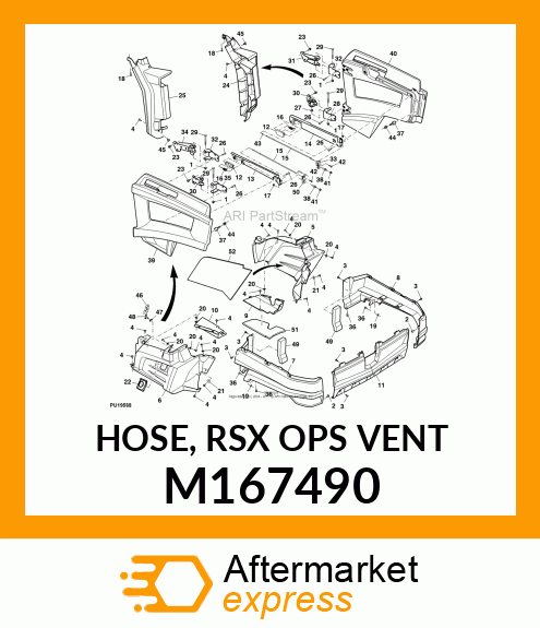 HOSE, RSX OPS VENT M167490