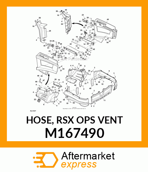 HOSE, RSX OPS VENT M167490